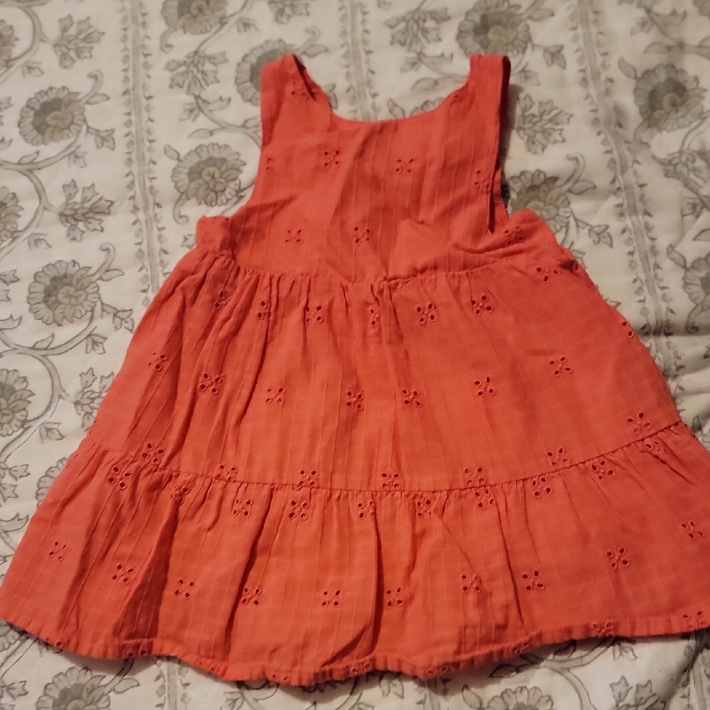 Orange Sleeveless Dress